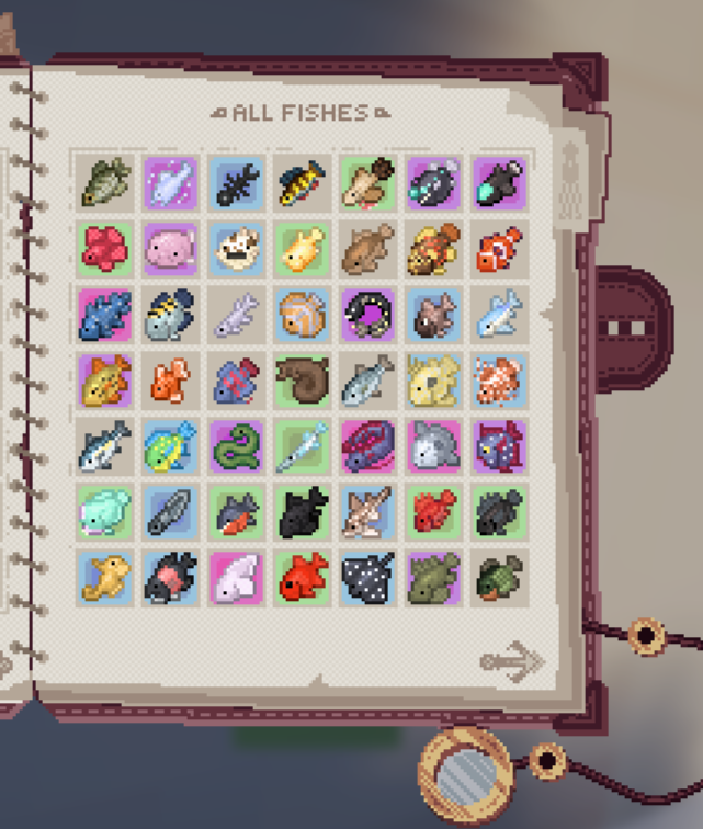 Starcatcher's catalog page showing Hybrid Aquatic fish