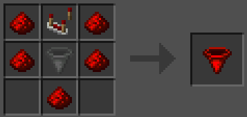 Crafting Redstone Hopper