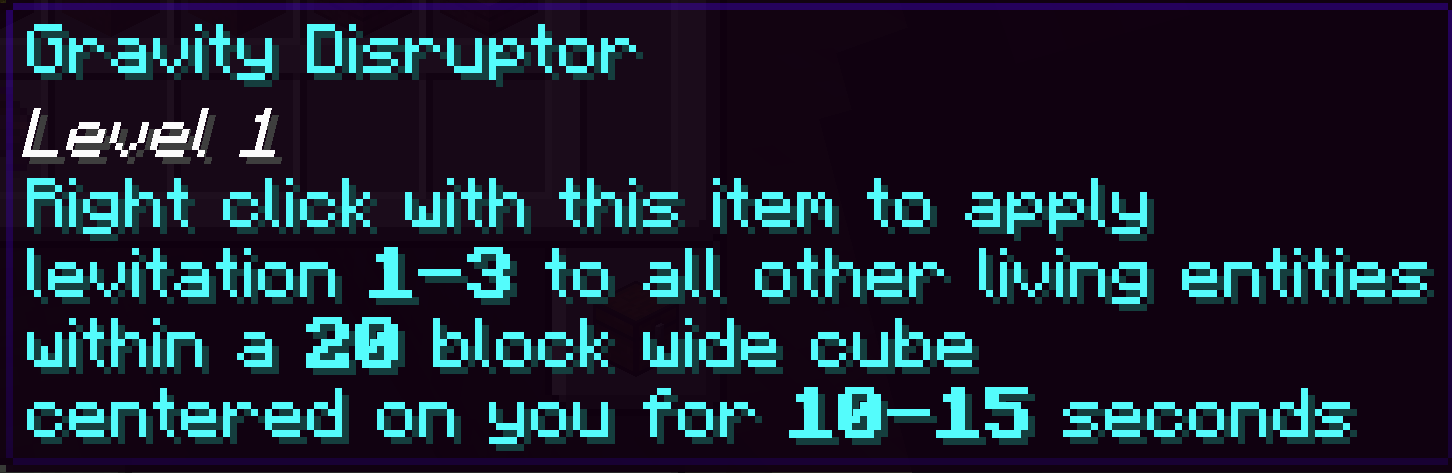 Tooltip of the trinket