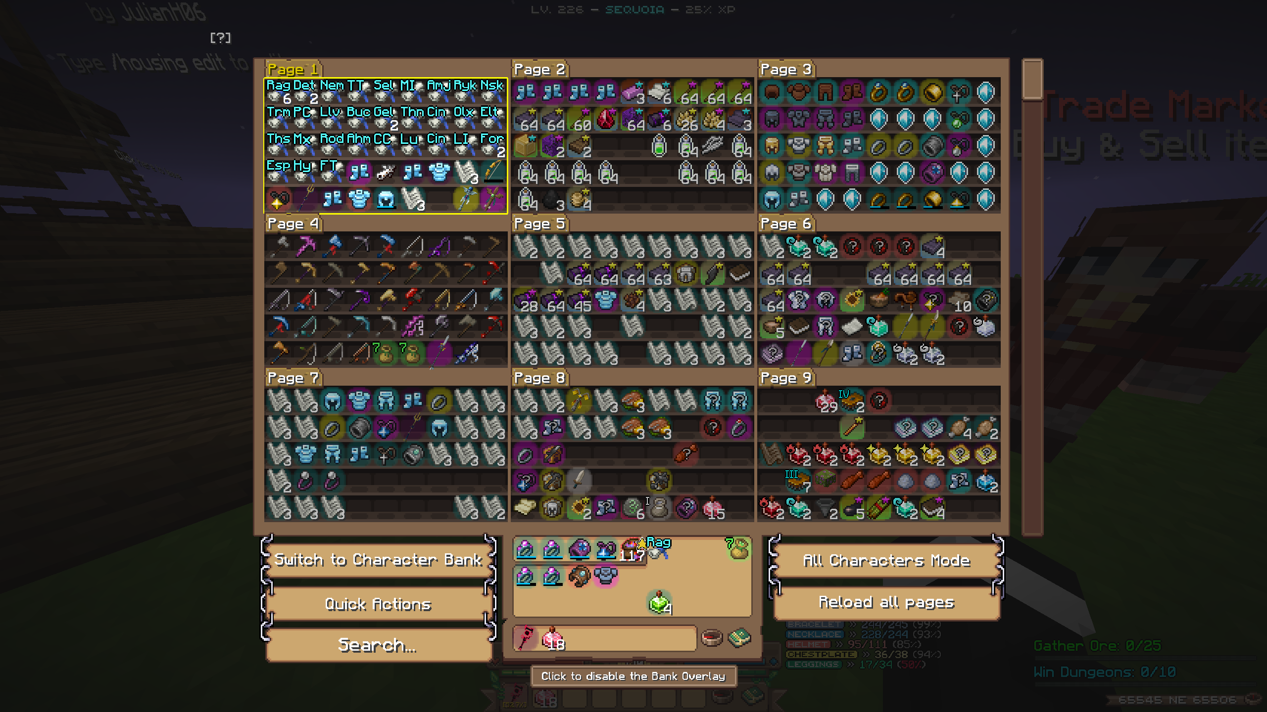 Bank Overlay