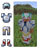 Trimmable tin armor items