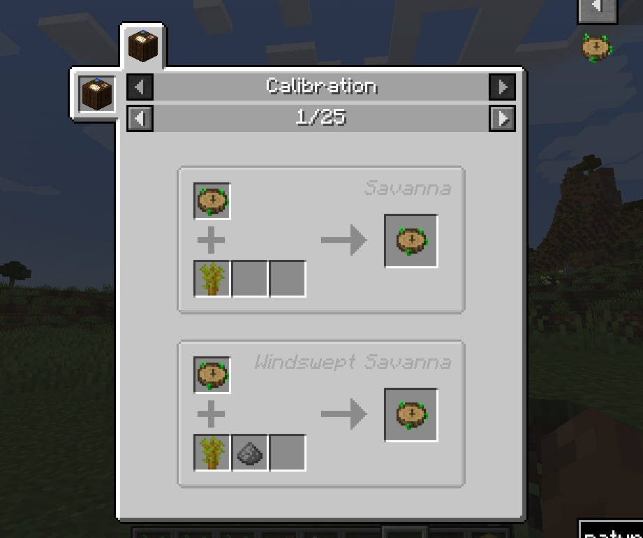 JEI integration