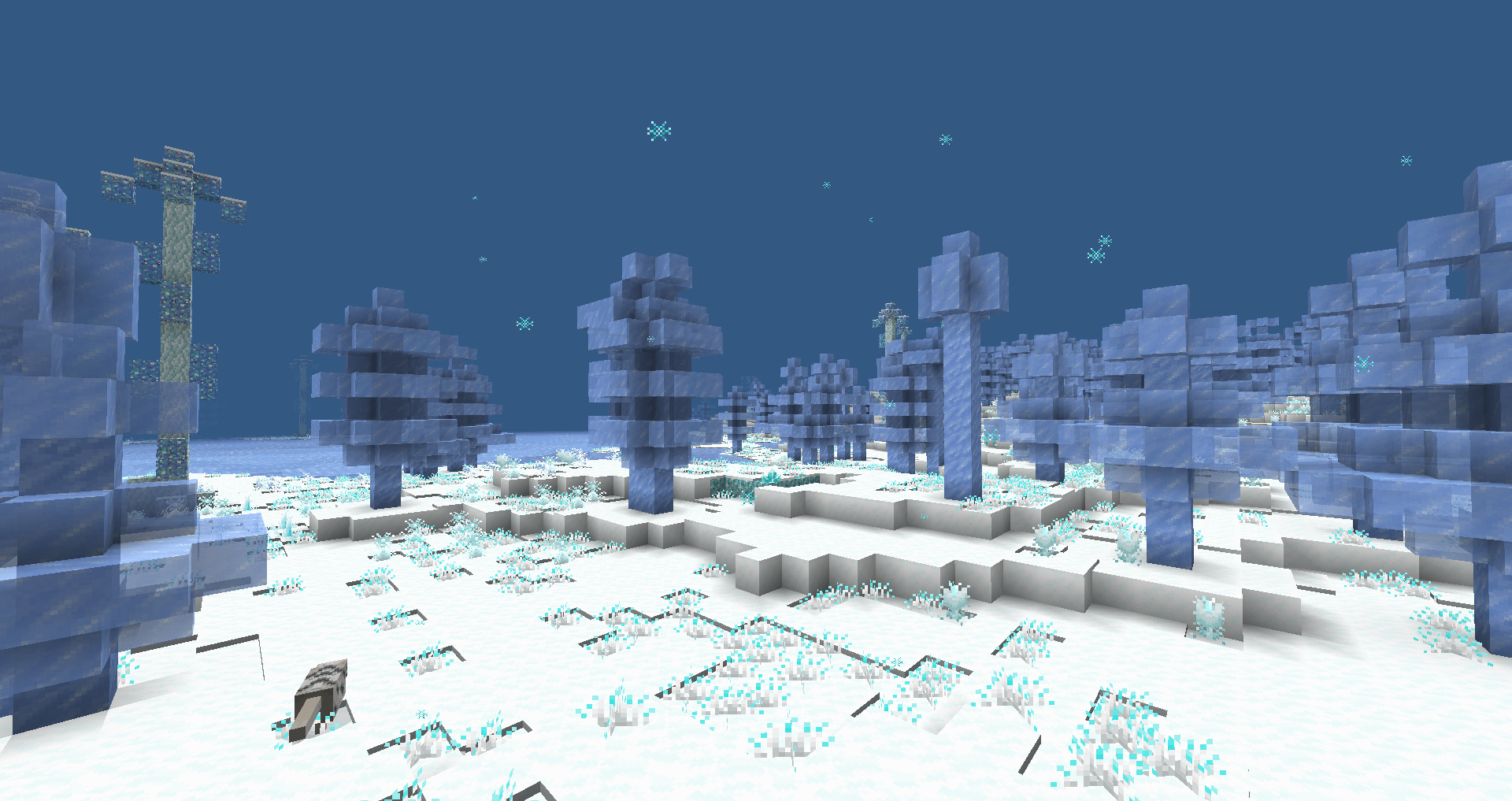 christmas icy hills skin