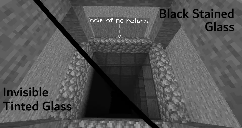 Invisible Tinted Glass V.S. Black Stained Glass