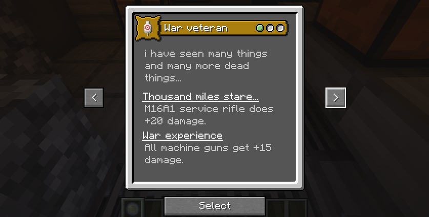 Veteran example: