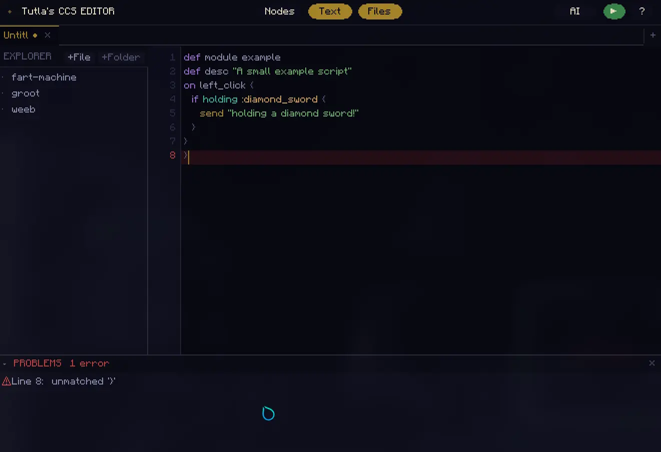 text editor