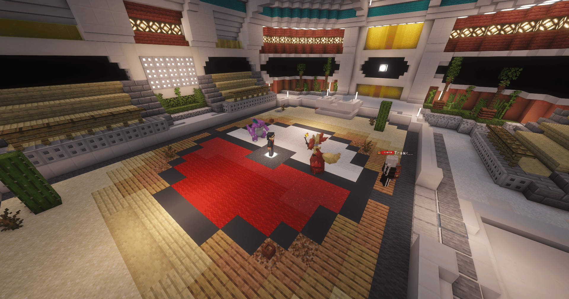 Take on real player Elite 4, NPC custome gyms, and queue Ranked battles. We have tons of mechanics to help with team building!