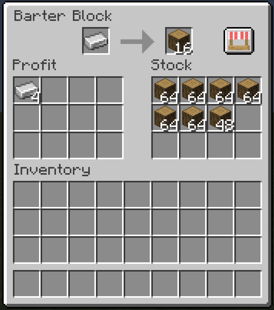 Shop owner interface