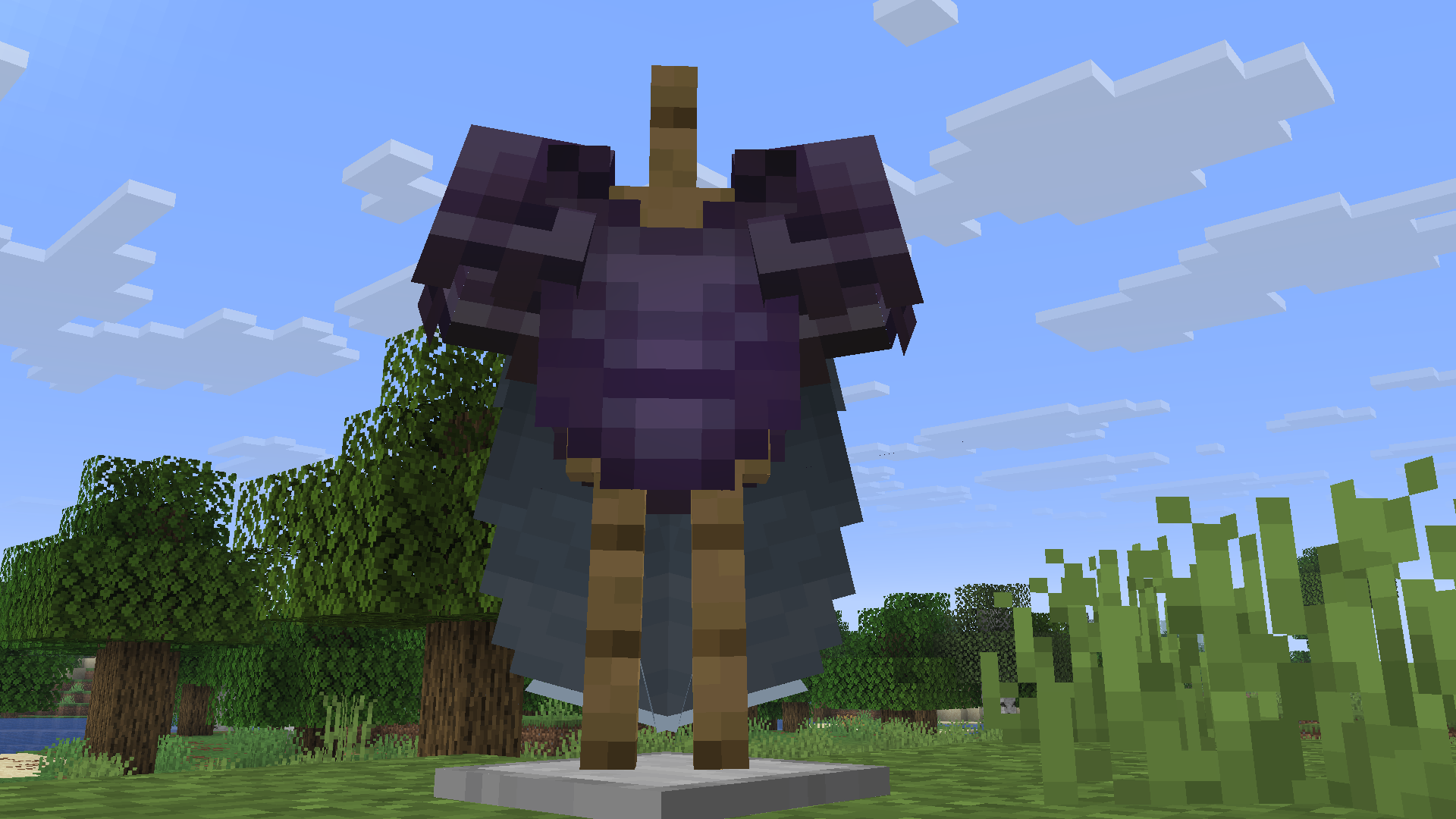Elytra mount on chestplate