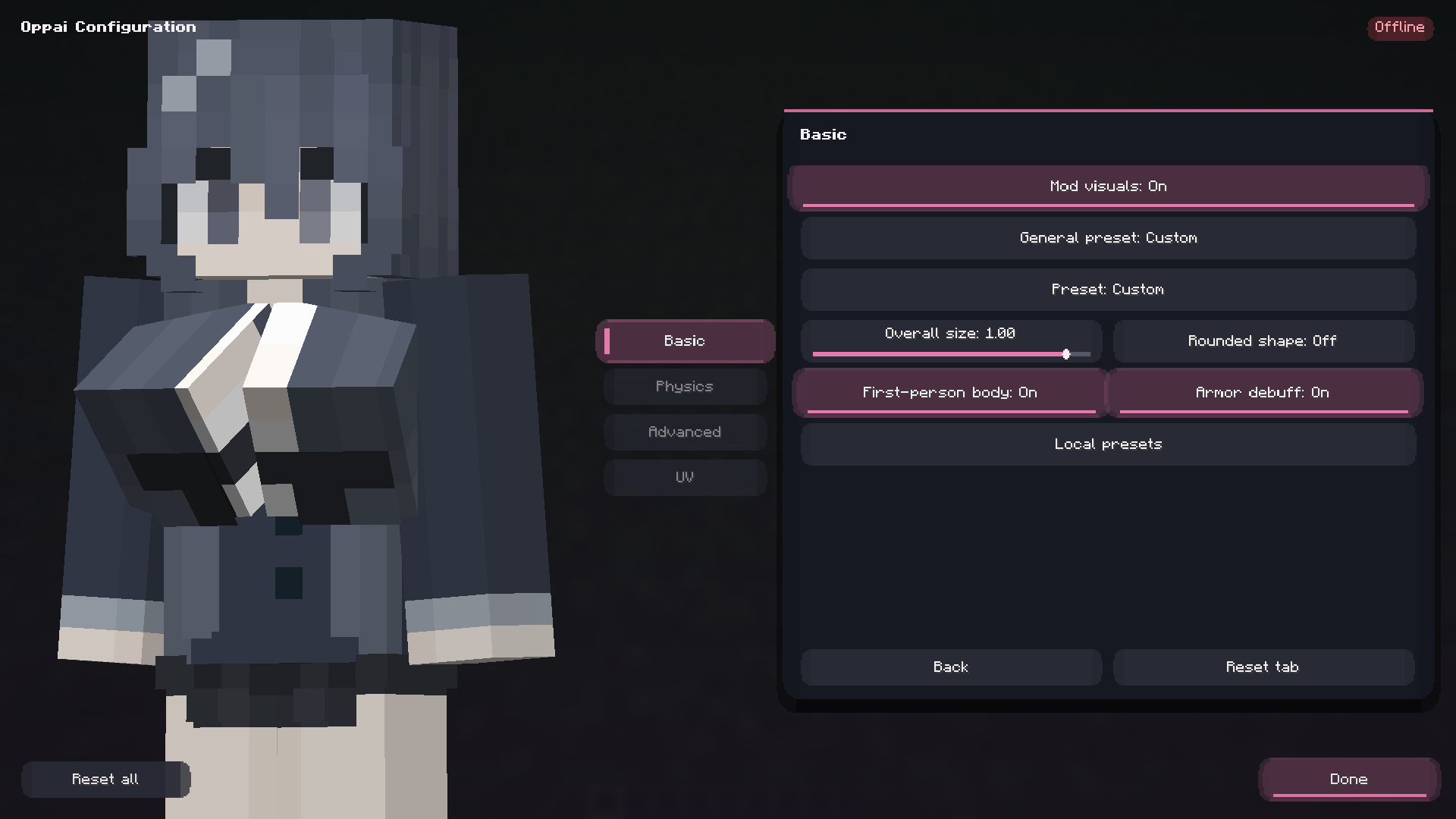 Rework gui