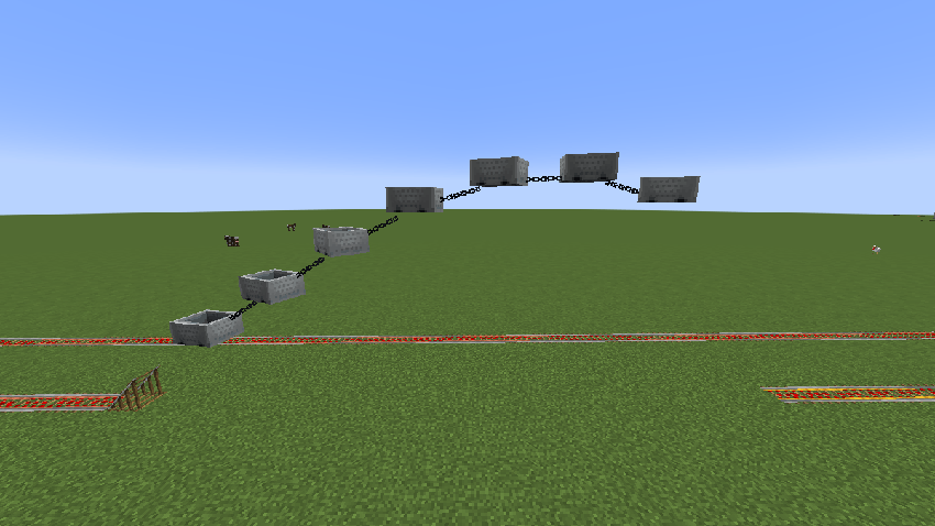 Minecart Train Jumping