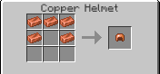 Copper Items Crafting Recipes