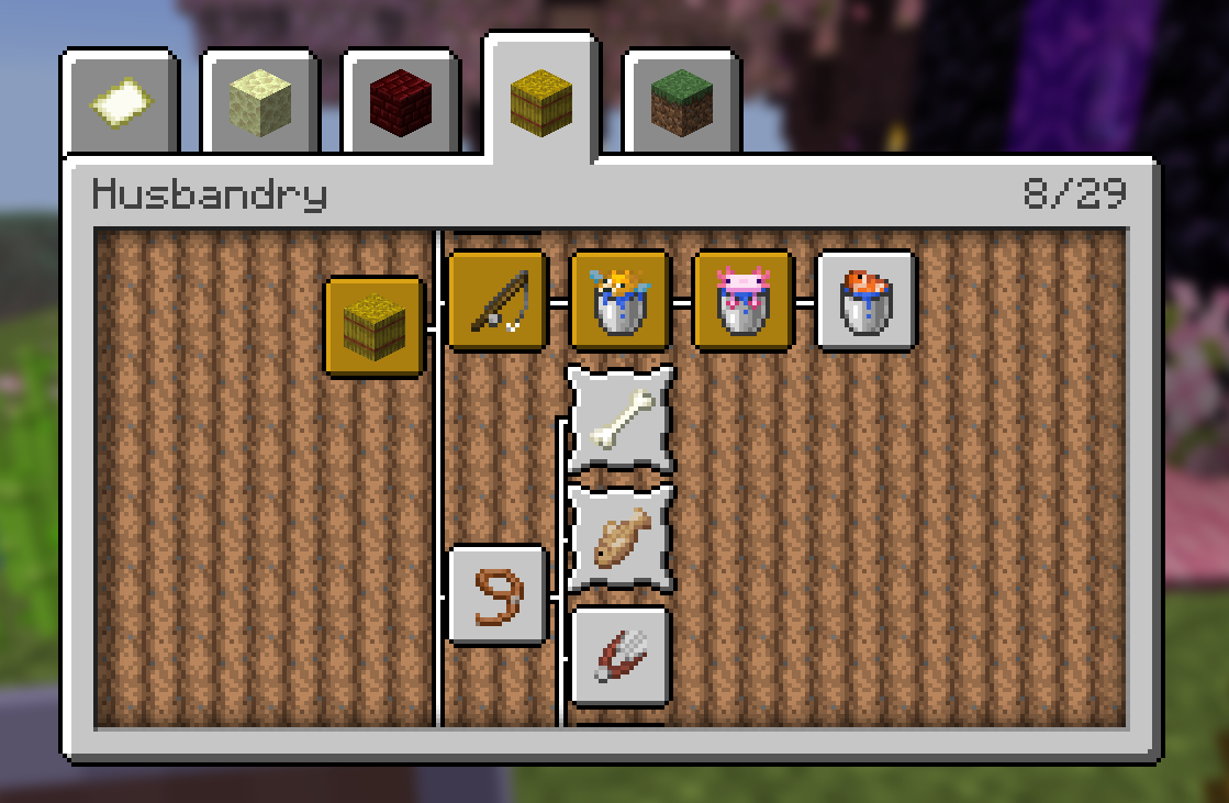 Husbandry Advancements 8/29