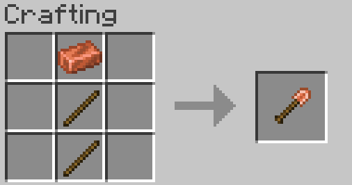 Shovel crafting