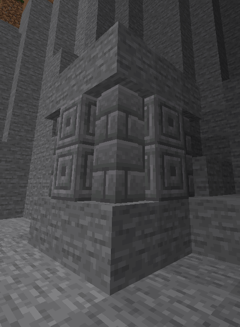Broken Stone Stick Structure