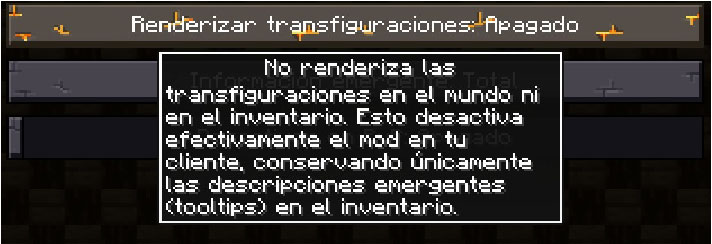 Transmog spanish example