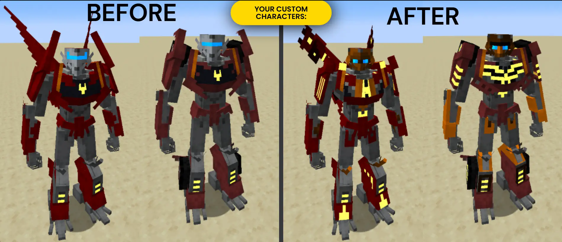 WORKS WITH CUSTOM CHARACTERS