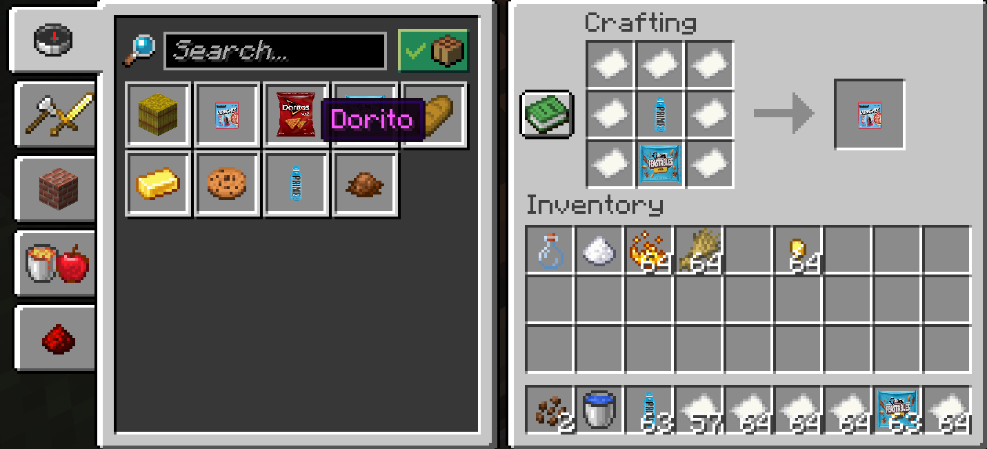 New crafting recipe for Lunchly.