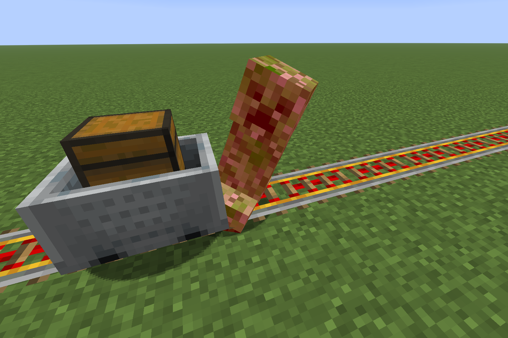 A Creeper that was hit