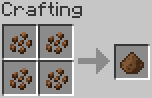 Cocoa Powder can be crafted with four Cocoa Beans.