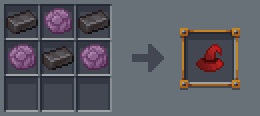 Witch Hat Of The Nether Crafting Recipe
