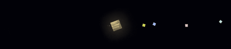 Timelapse of moons orbiting Jupiter