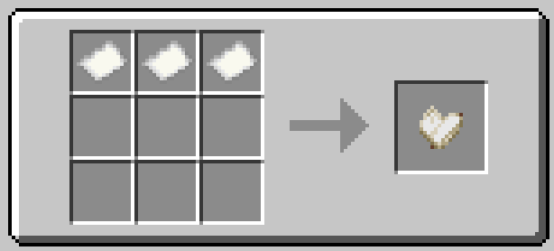 The standard Minecraft craft.