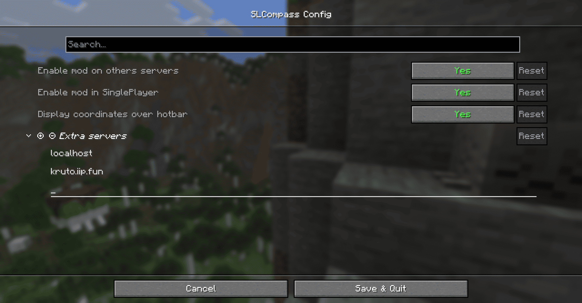 Settings English