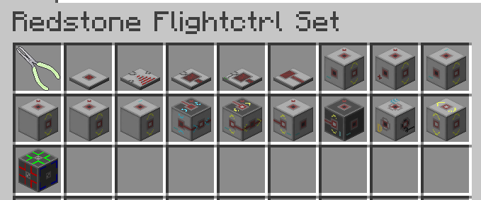 All mod items (19 of them)