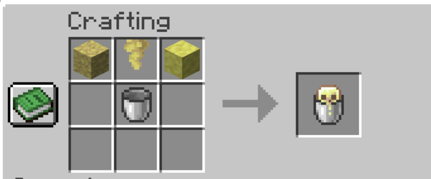 Craftable Bucket of Sulfur Cube