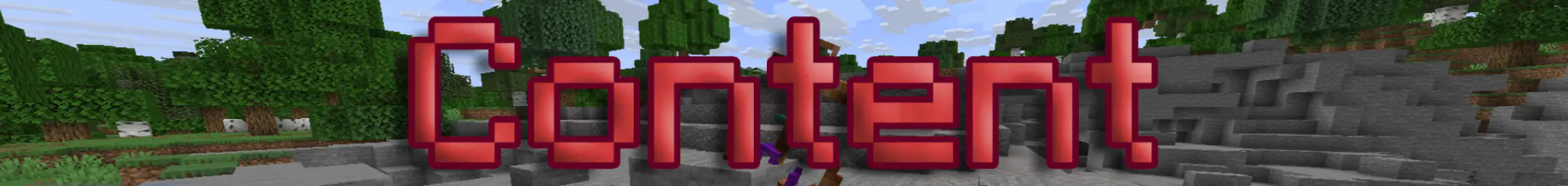 Text saying "content" with an anchor stuck to a couple rocks as a background.