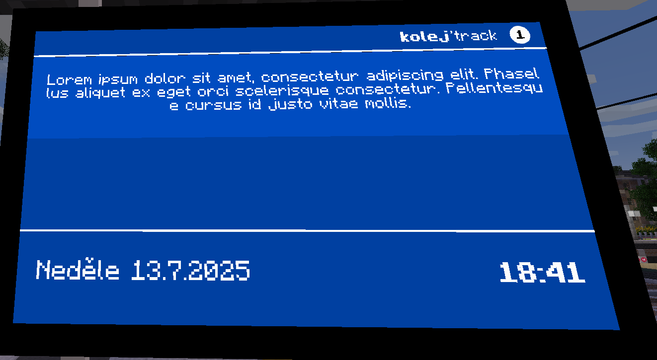 Overridden display