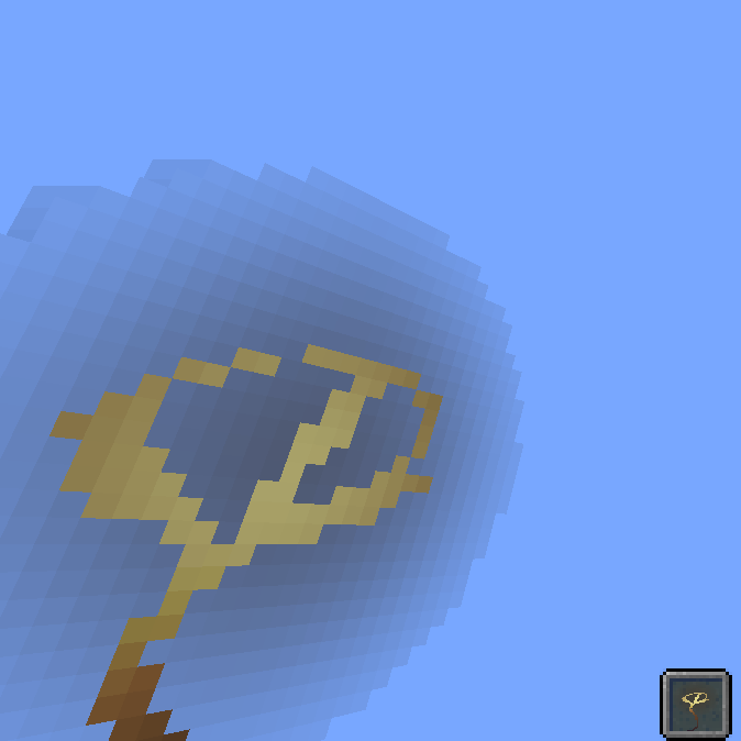 The Karma Flower in the offhand