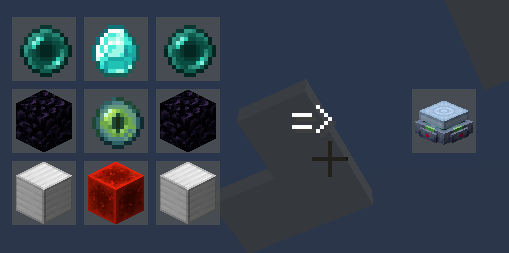 Crafting recipe for Telepad