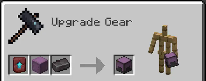 Smithing Table recipe