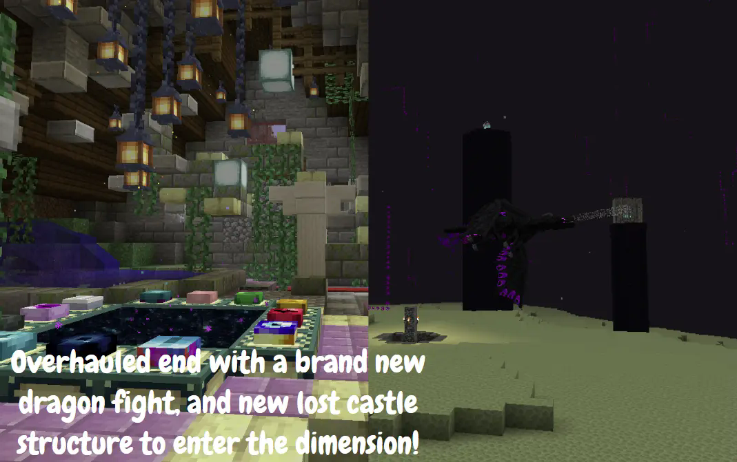 Overhauled end and dragon fight!