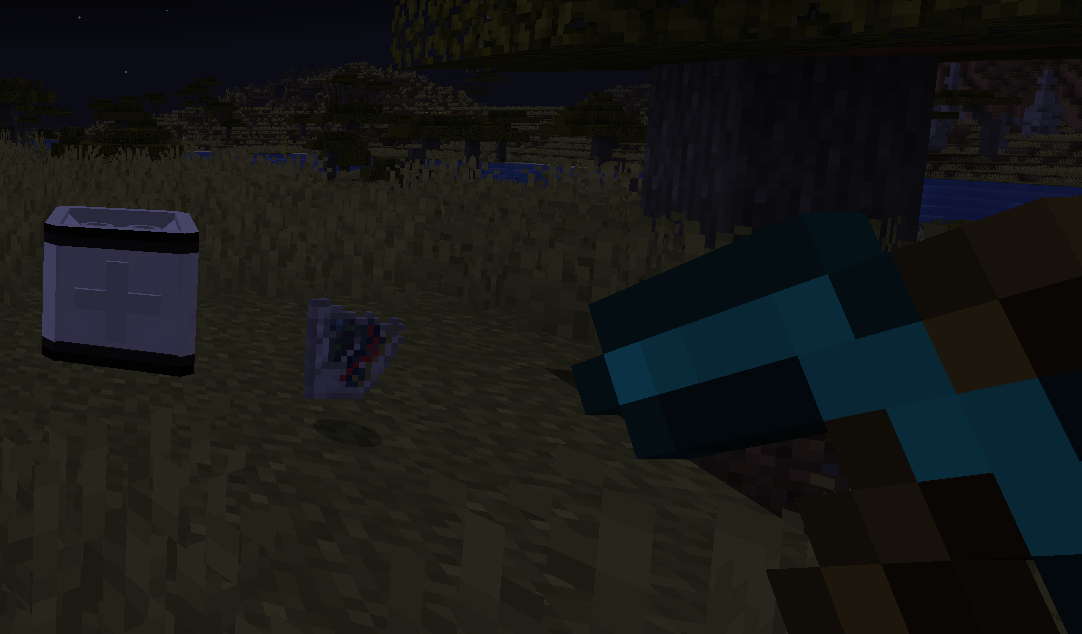 A healer part on the ground after breaking a healer.