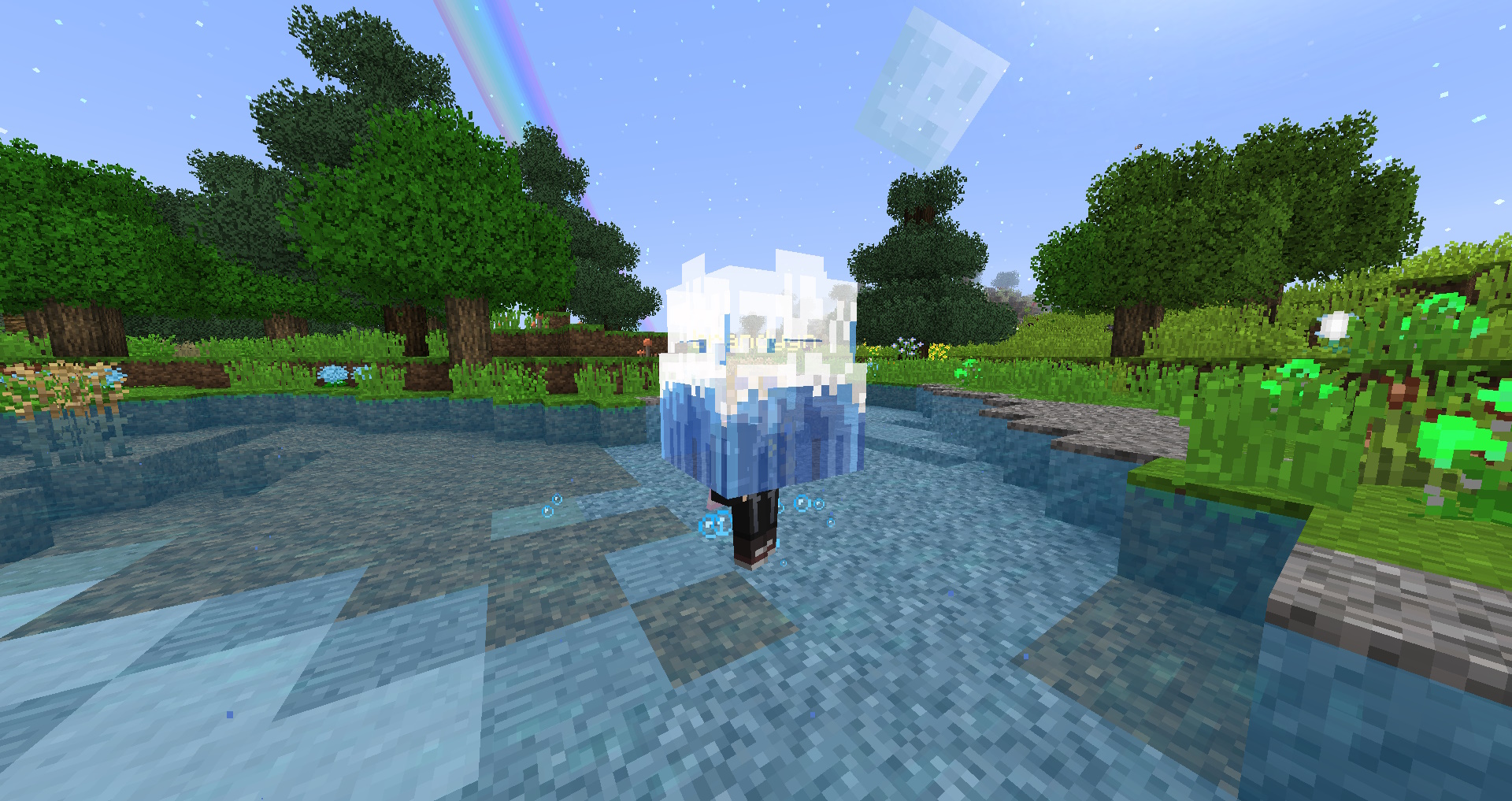 Water Splashes for Entities and Items