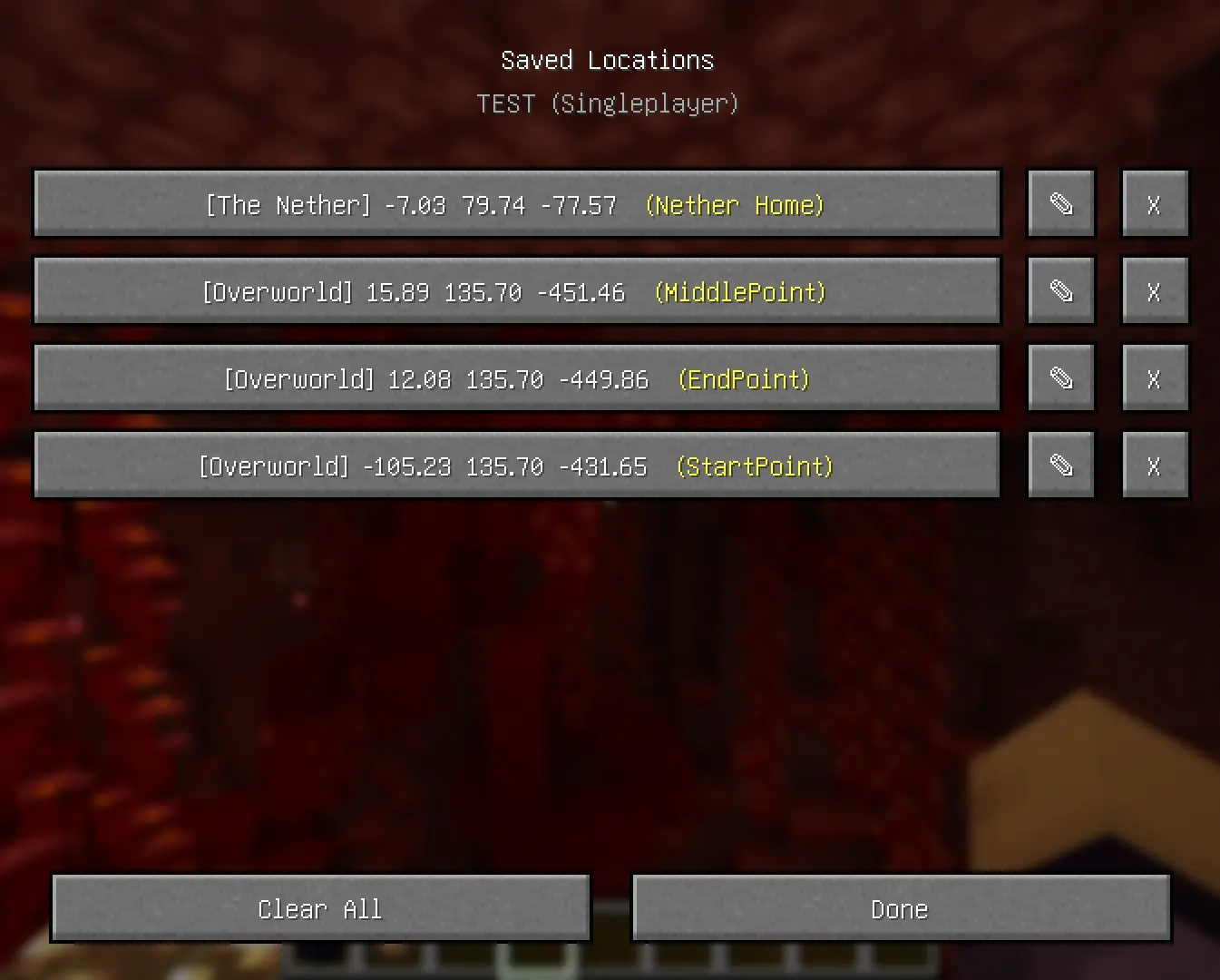 SavedLocations