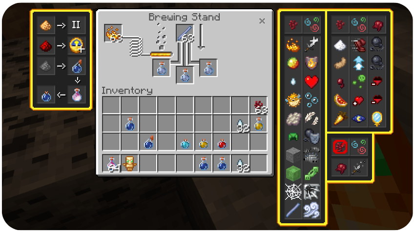 Brewing potion guide