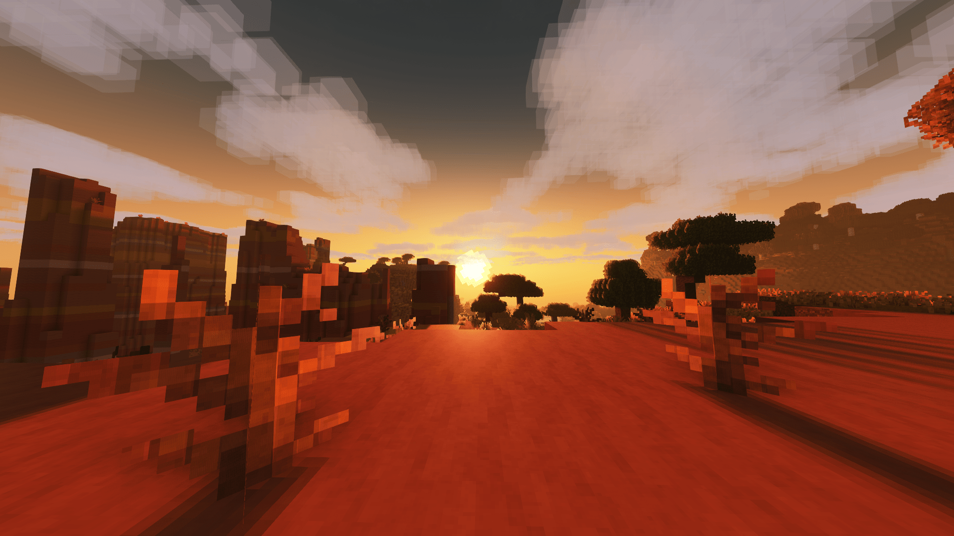 Badlands sunset w/ Psora's Tweaks & Complementary Reimagined