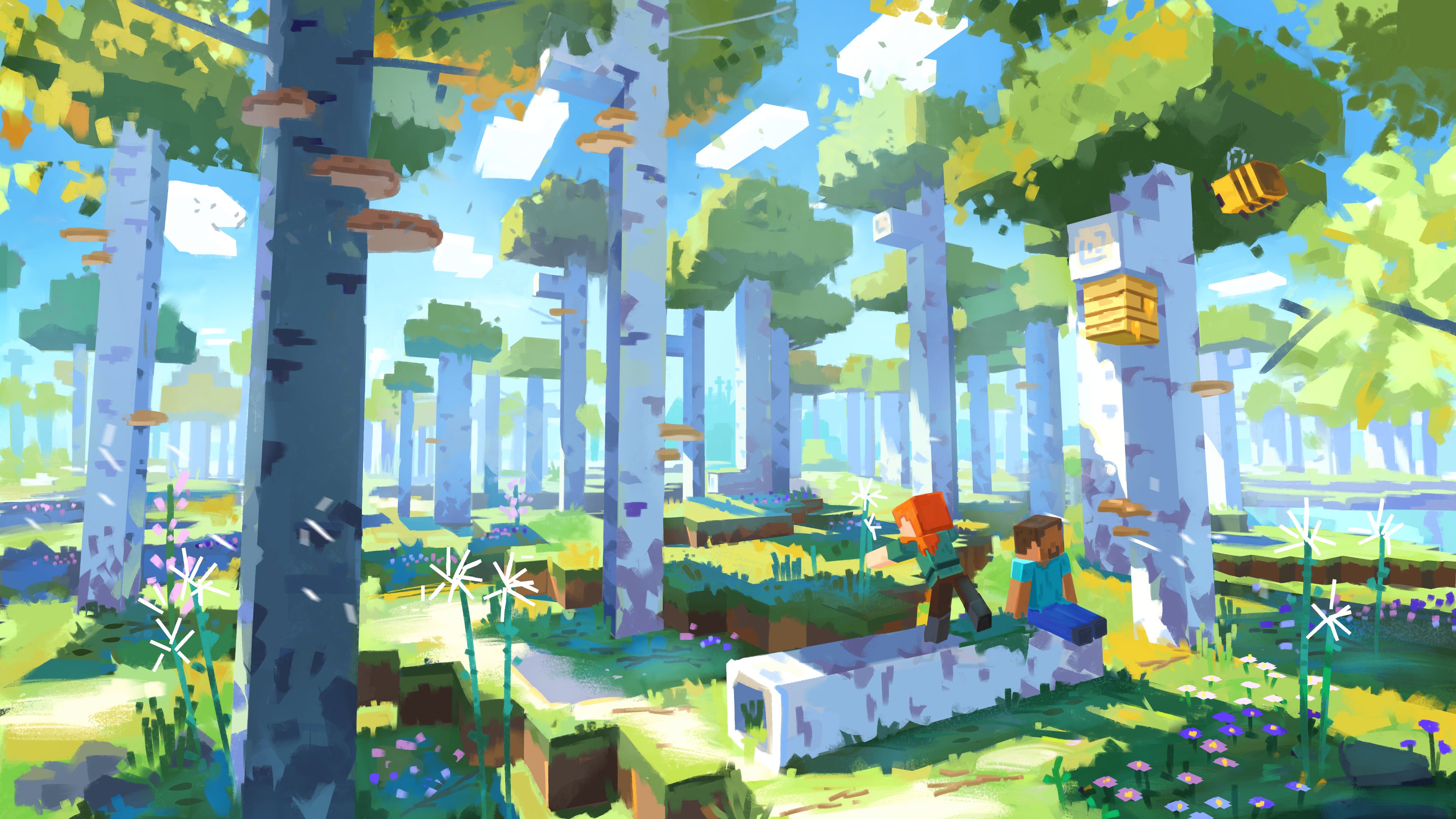 1.19 Birch Forest Concept Art