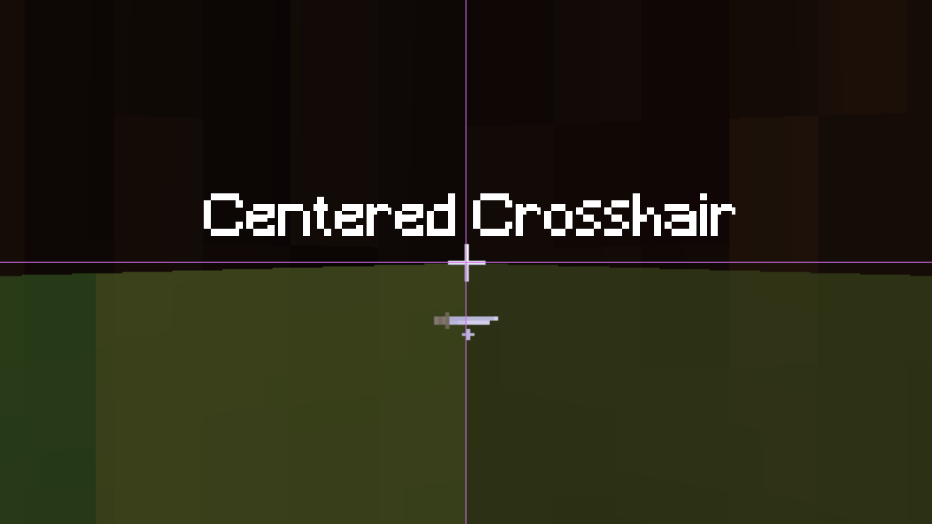 Centered Crosshair
