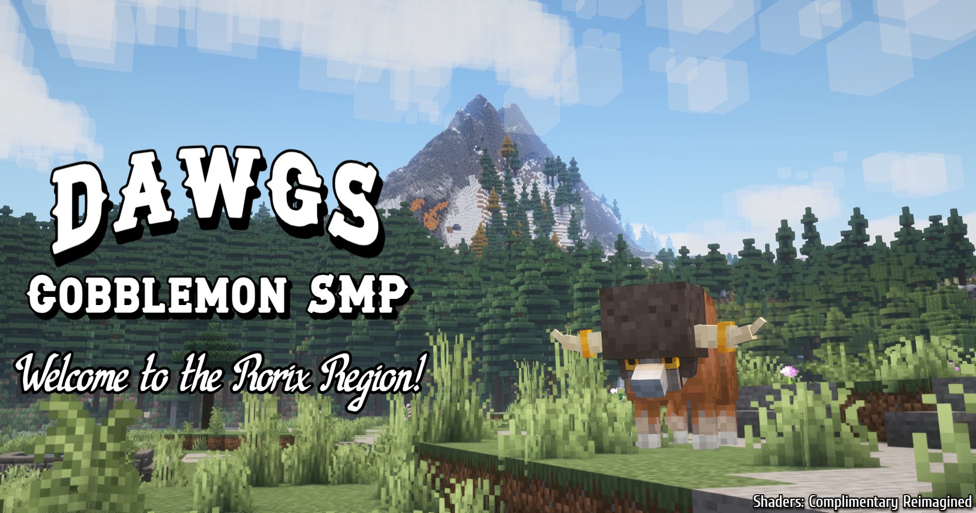 DAWGS Cobblemon SMP cover image (In-game screenshot)