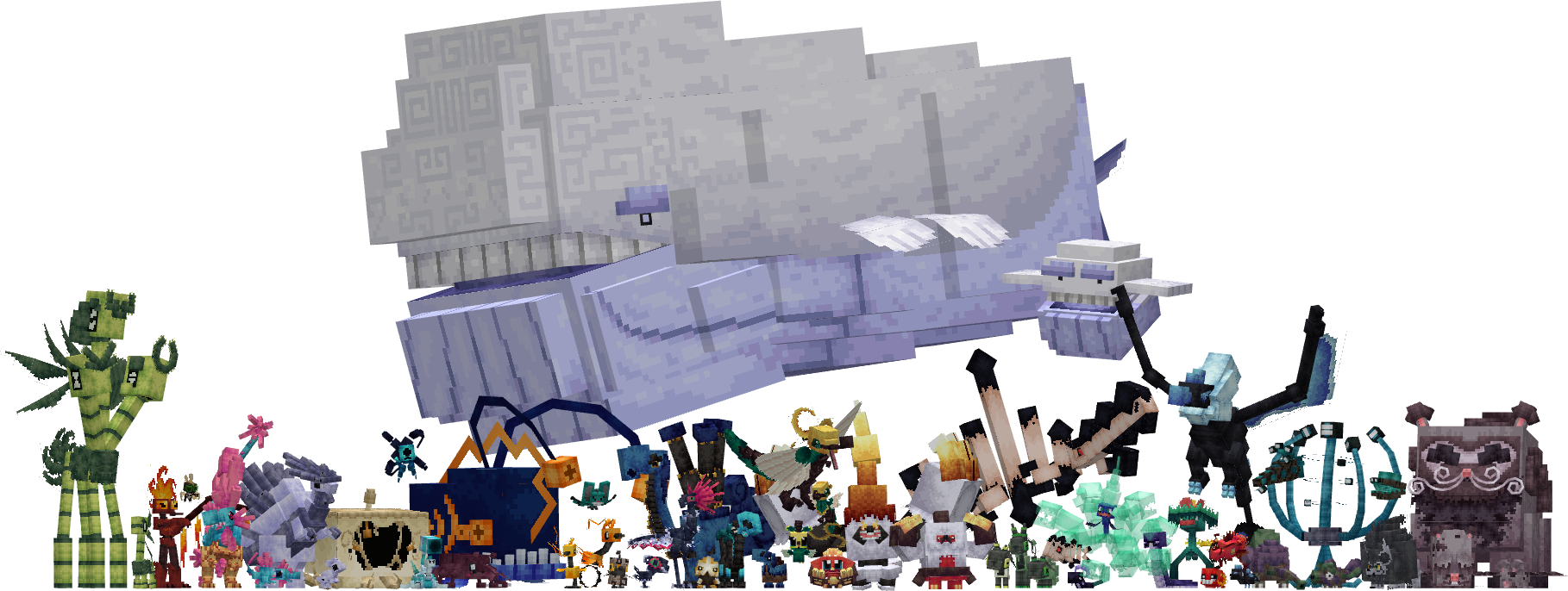 This datapack adds 50 fakemon designs to Cobblemon