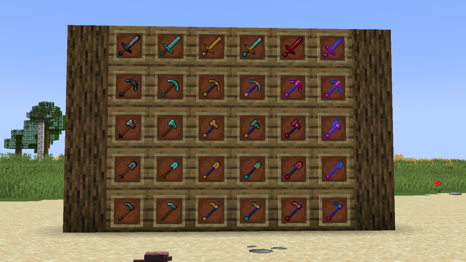 A preview of how the tools look.