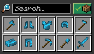 All new soul items including the full armor set, tools, and materials.