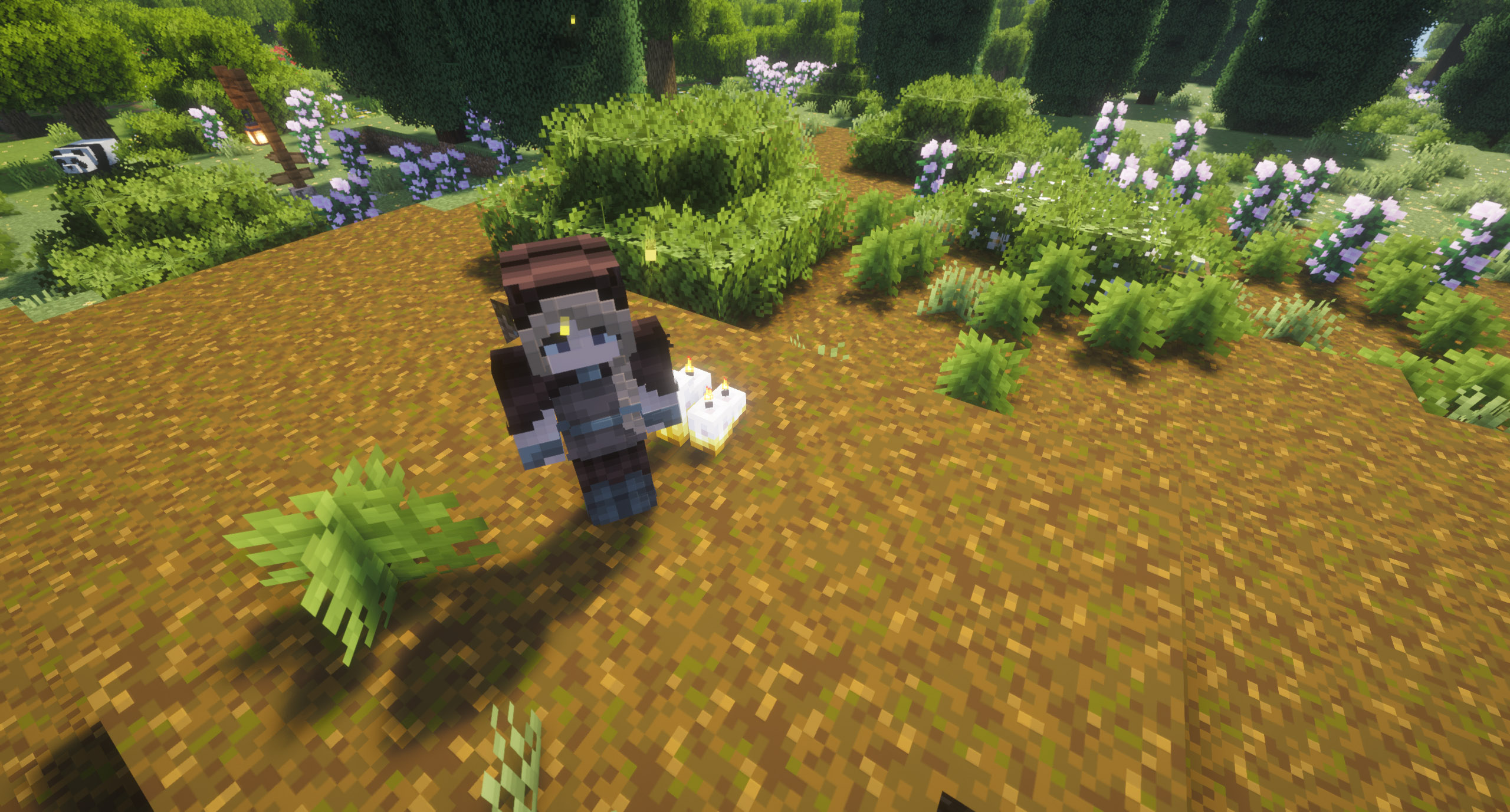 Particles on Mob