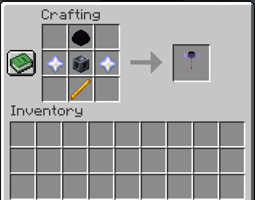 This image shows the crafting recipe
