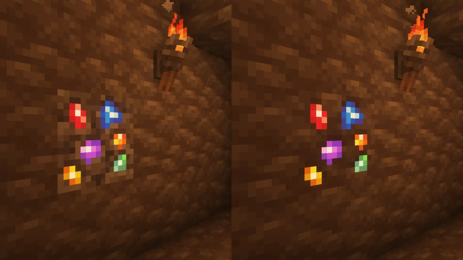 Example image comparing the before and after
